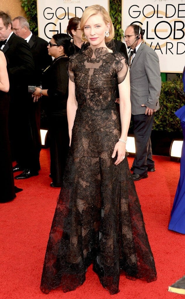 Cate Blanchett in Armani at the 2014  Golden Globes