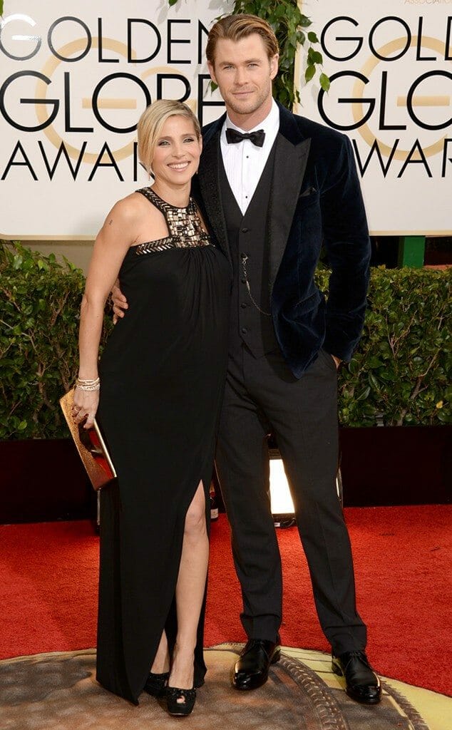 Chris Hemsworth in Dolce & Gabana at the 2014 Golden Globes