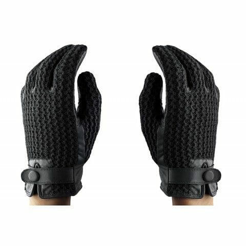 Mujjo Crochet Leather Touch Screen Gloves in The Kentucky Gent's NYFW How To Guide