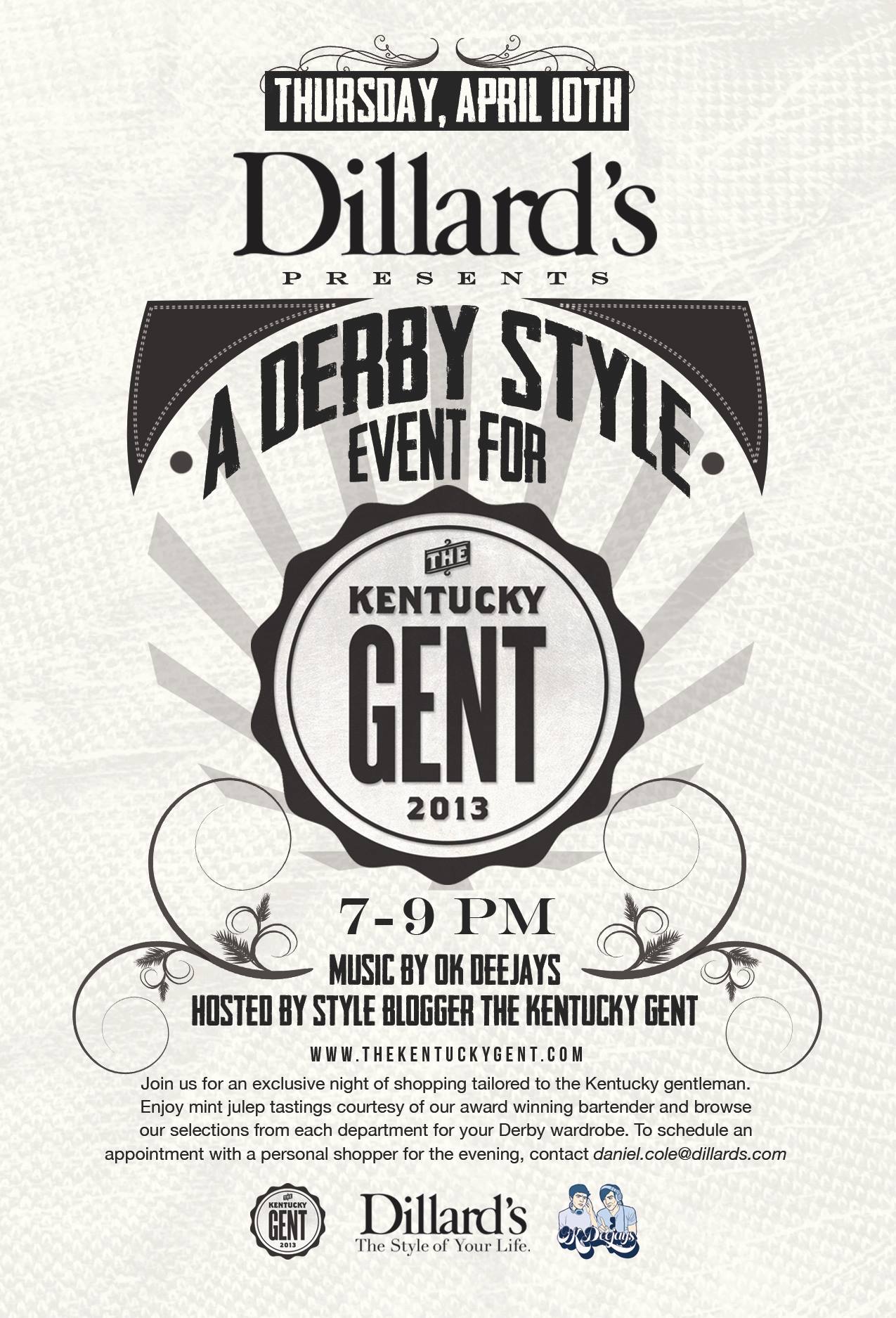 Dillard's Derby Style Event for The Kentucky Gent