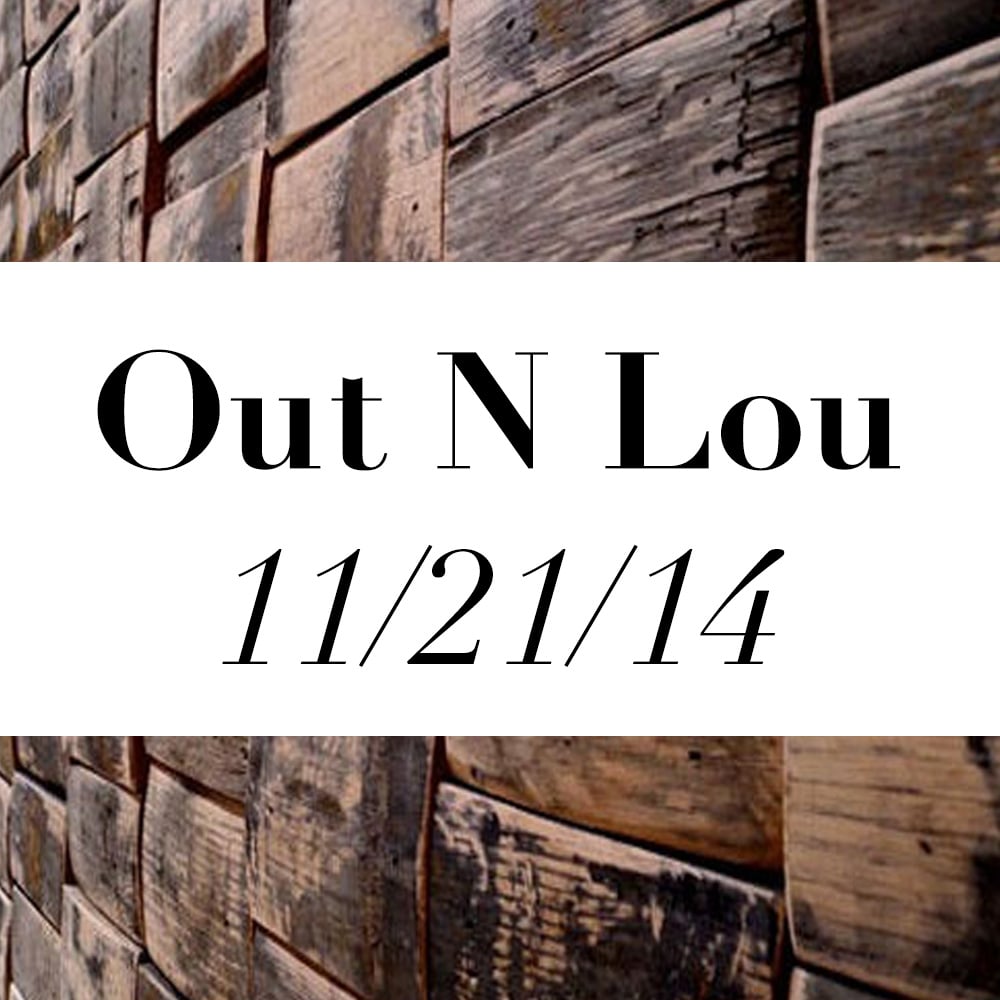 The Kentucky Gent's Out N Lou Events for the weekend November 21st, 2014 in Louisville, Kentucky. 