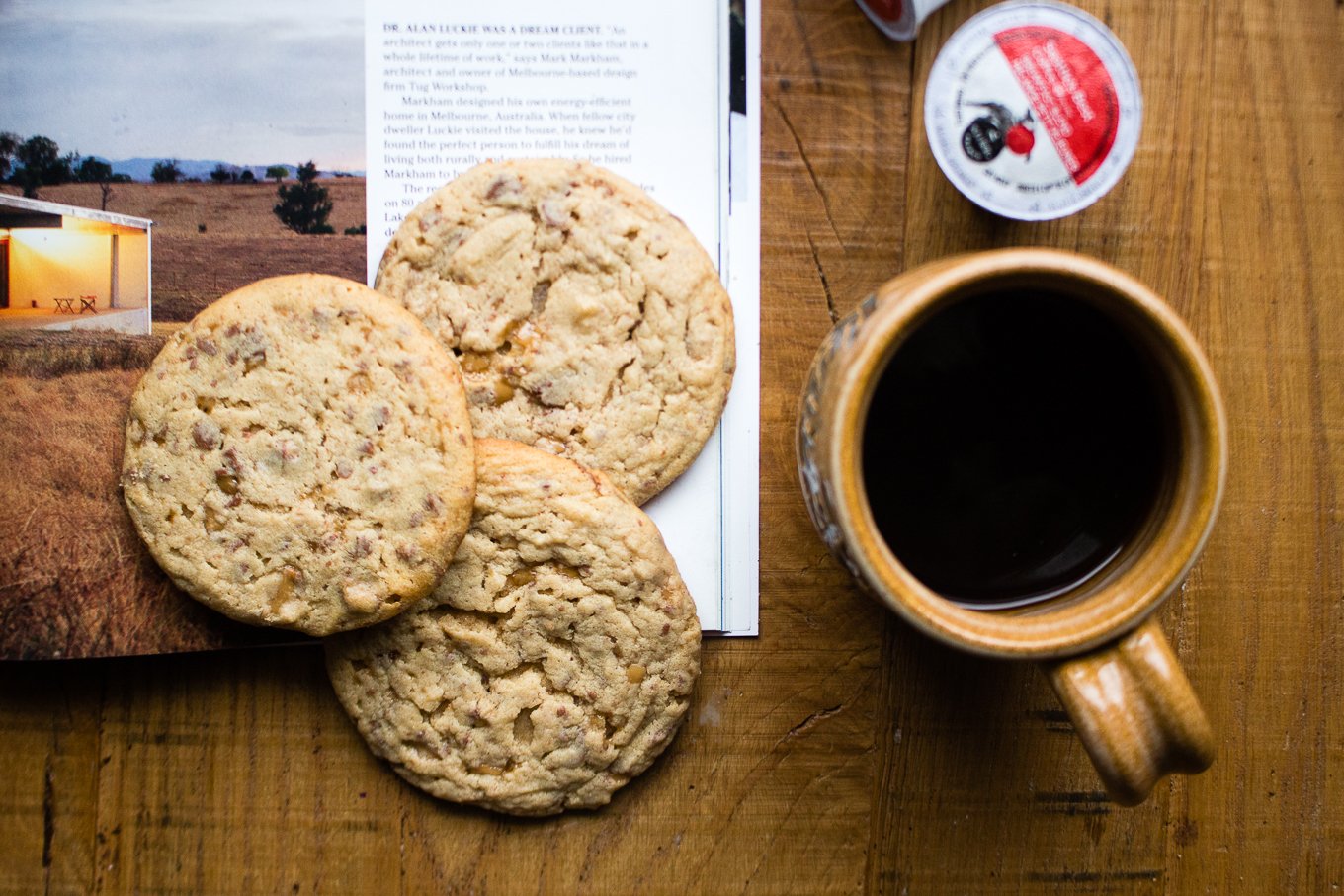 The Kentucky Gent, a men's fashion and lifestyle blogger, shares his recipe for Brown Sugar Toffee Cookies. 