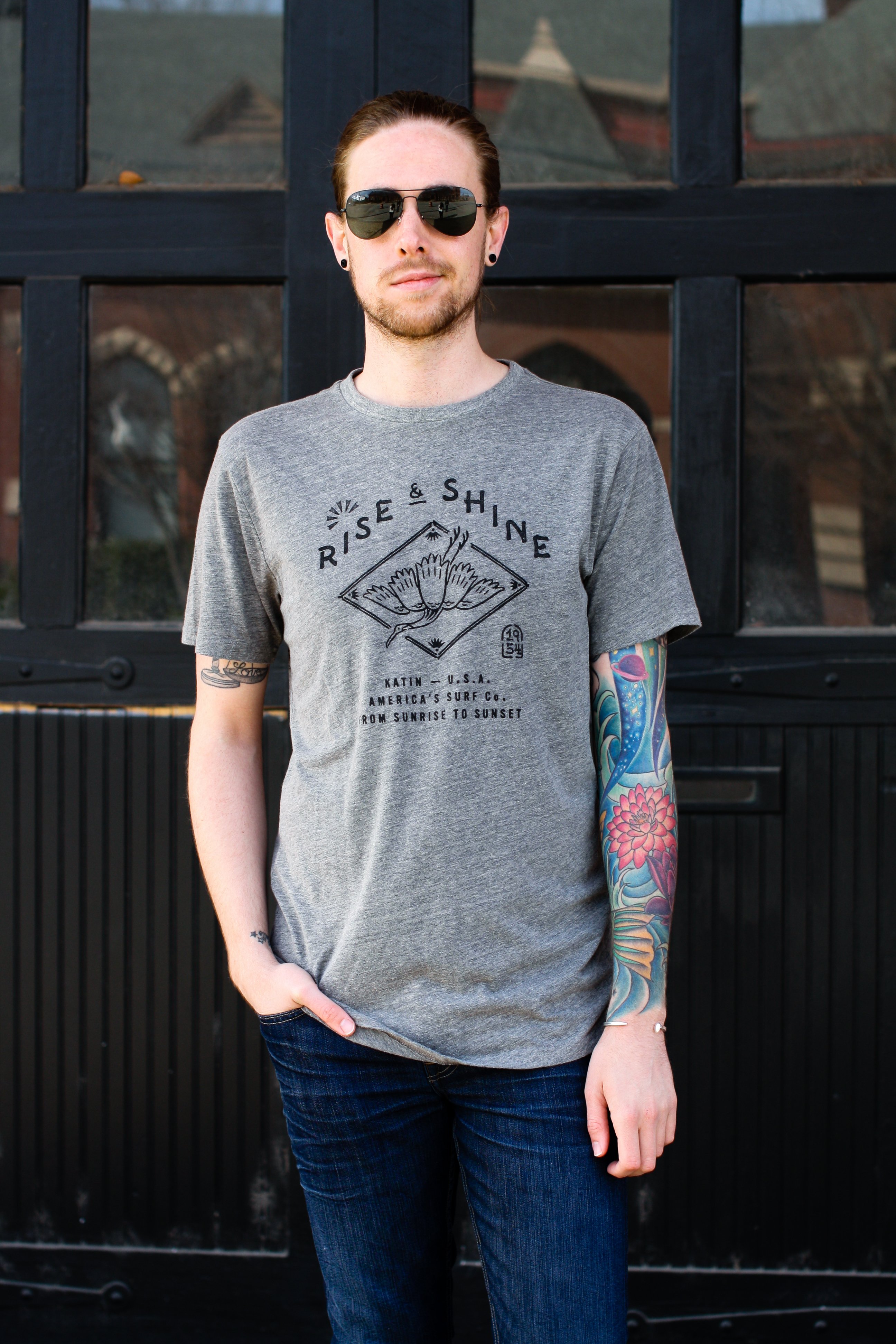 Rise and Shine Katin T-Shirt on The Kentucky Gent