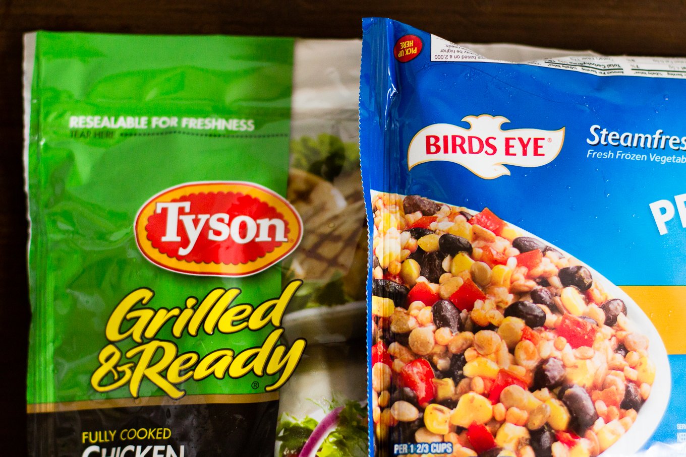 fast fresh filling, easy meals, how to cook quickly, tyson chicken, birds eye vegetables